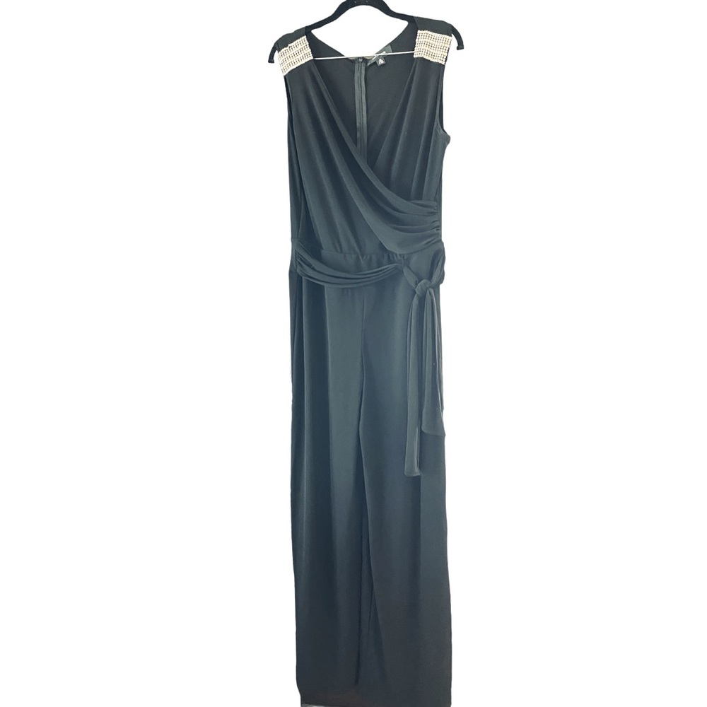 RM Richards black jumpsuit with sequins